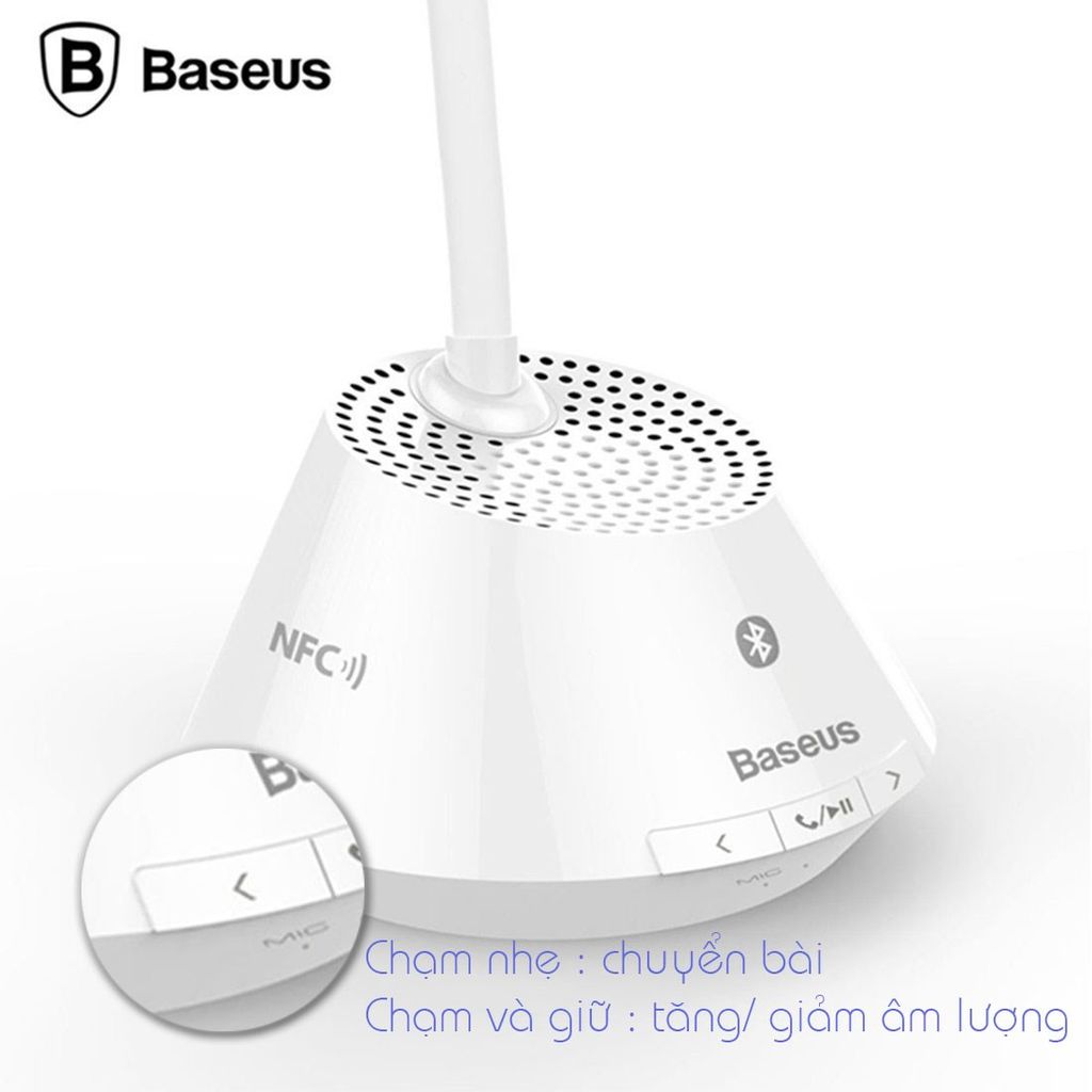 Đèn bàn cảm ứng tích hợp loa không dây NFC - Bluetooth Baseus A105