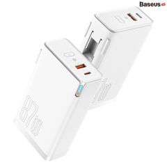 Cốc Sạc Siêu Nhanh Kiêm Pin Dự Phòng Baseus Power Station 4 Hybrid GaN Power Bank Adaptor 10000mAh 87W