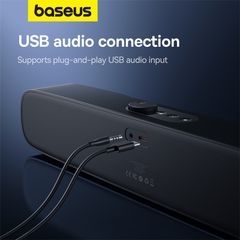 Loa Bluetooth Để Bàn Baseus AeQur DS10 Mini Soundbar Ba Chế Độ Âm Thanh 3D Soundscape Siêu Trầm