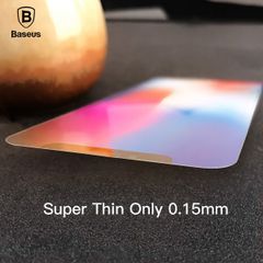 Kính cường lực siêu mỏng Baseus All Glass Material LV301 dùng cho iphone  XR / XS Max (0.15mm, Full-glass Tempered Glass Film)