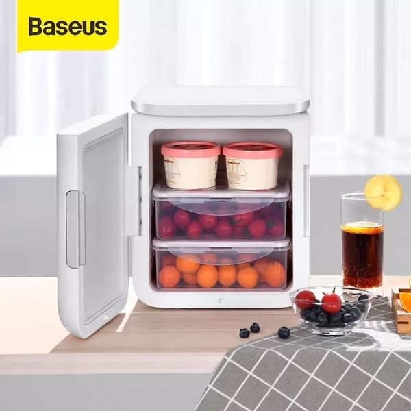 Tủ lạnh mini Baseus Igloo Mini Fridge for Students (6L, 220V, làm mát và giữ ấm)