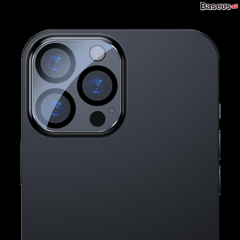 Kính cường lực Camera cho IPhone 13 Baseus Full-Frame Lens Film For iP  2021 (2pcs/pack) Transparent