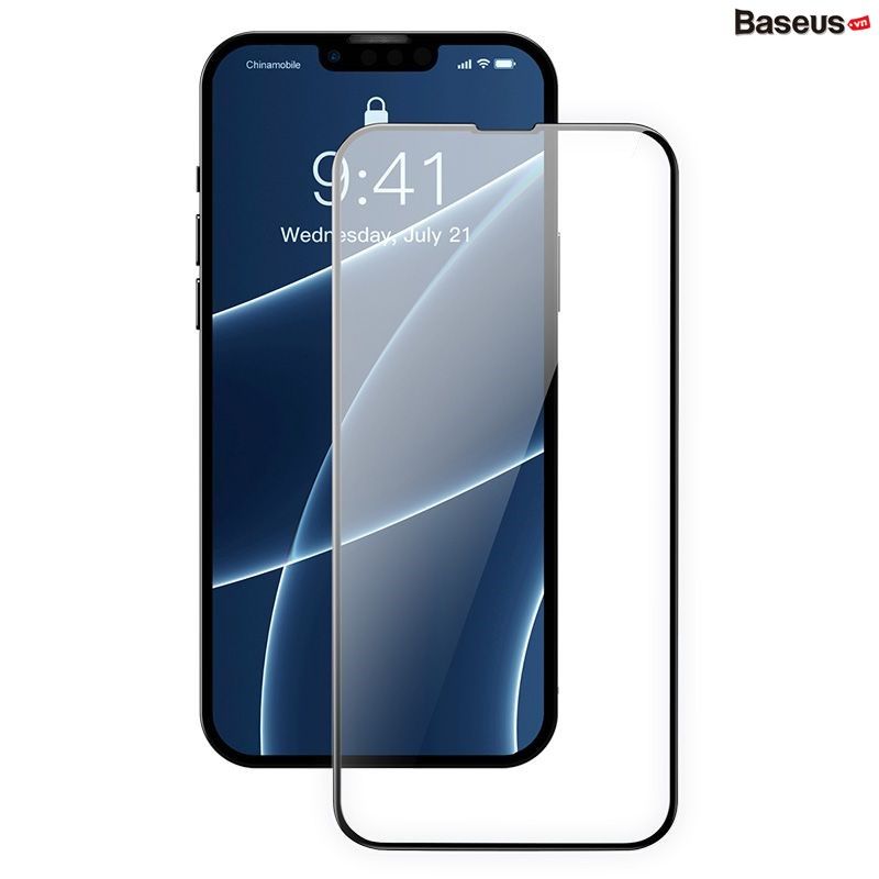 Kính cường lực CY-YMS Baseus 0.3mm Full-screen and Full-glass Super porcelain crystal Tempered Glass Film For iP 13 2021 (2pcs/Pack+Pasting Artifactl)