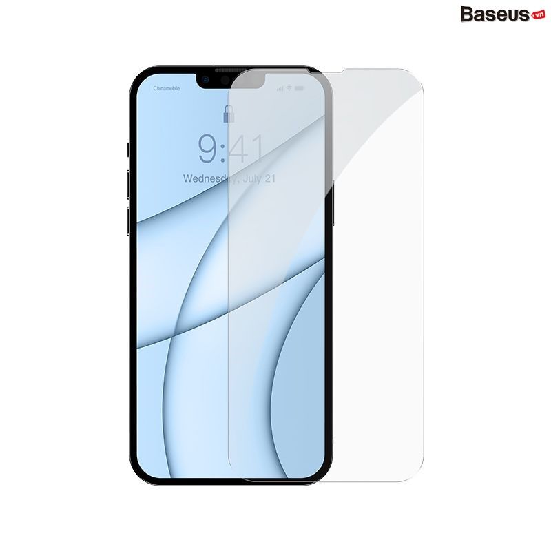 Kính cường lực 6 lớp chống trầy, siêu bền Baseus 0.3mm Full-glass Tempered Glass Film cho IPhone 13