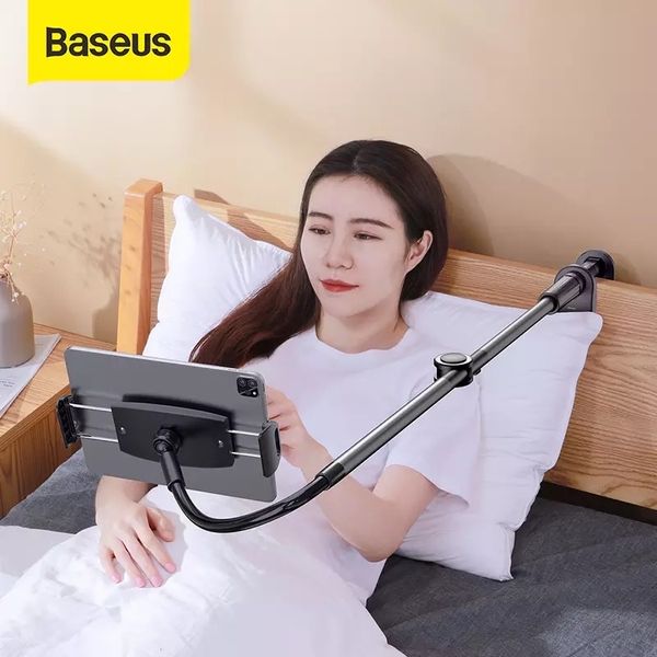 Bộ đế giữ điện thoại chân kẹp dùng cho iPad Baseus Otaku Life Rotary (Adjustment Lazy holder for 4.7 - 12.9 inches Smartphone/ Tablet/ iPad)