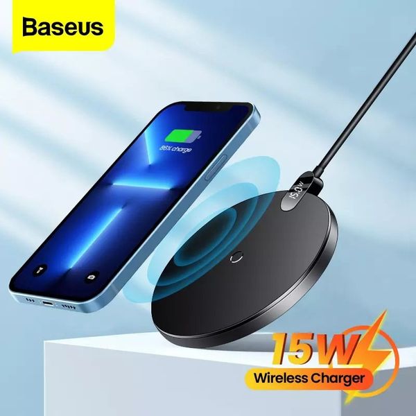 Đế Sạc Nhanh Không Dây Baseus Digital LED Display Gen 2 Wireless Charger 15W