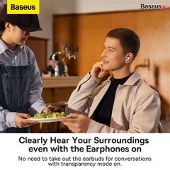 Tai Nghe Bluetooth Chống Ồn Thông Minh Baseus Storm 1 ANC TWS Earphones (Bluetooth 5.2 , GPS - APP Control, Super Fast charge, Nearly No-delay, Hi-Fi & HD Stereo Gaming Earbuds)