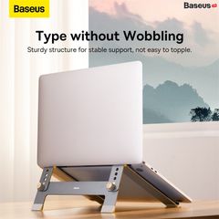 Giá Đỡ Tản Nhiệt Đa Năng Baseus UltraStable Series Desktop Laptop Stand Dùng cho Laptop/Macbook (Chất liệu kim loại cao cấp, điều chỉnh độ cao và góc nhìn)