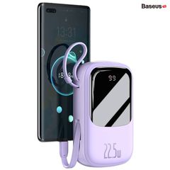 Pin sạc dự phòng sạc nhanh Baseus Qpow Digital Display 20000mAh (22.5W/5A, USB+Type C Port, QC/PD Quick Charging with Type C built-in Cable)