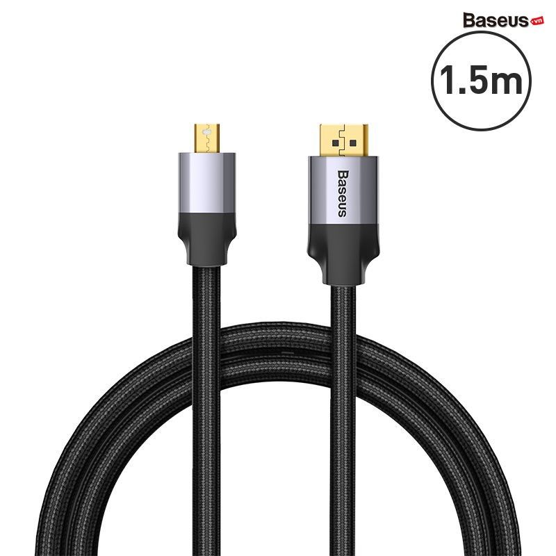 Cáp chuyển Mini DisplayPort sang HDMI Baseus Enjoyment Series (MiniDP Male To 4KHD Male Adapter Cable)