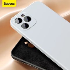 Ốp lưng chống bám bẩn cho iPhone 12 Series Baseus Liquid Silica Gel Protective Case (New Generation Silicone, Dirt Prevention Case)