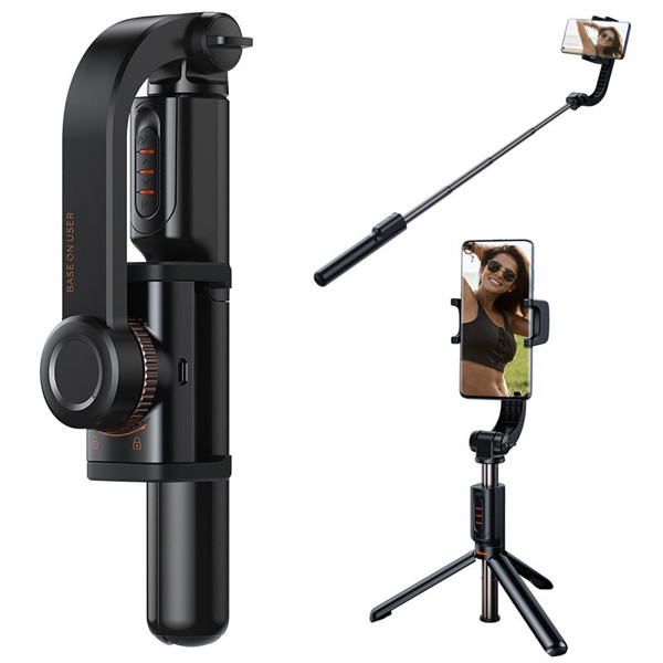 Gậy tự sướng tích hợp Gimbal chống rung thông minh Baseus Lovely Uniaxial Bluetooth Folding Stand Selfie Stabilizer (Anti Shake, Tripod, Gimbal, Bluetooth Selfie Stick)