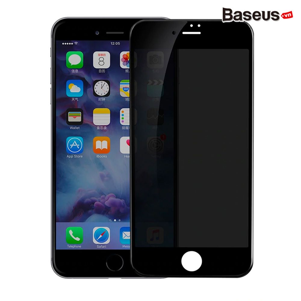 Kính cường lực 3D Baseus PET Soft Edge cho iPhone 6/ 6S/ 6S Plus ( 0.23mm, Full màn hình, Viền dẽo 3D, Chống nứt bể mép)