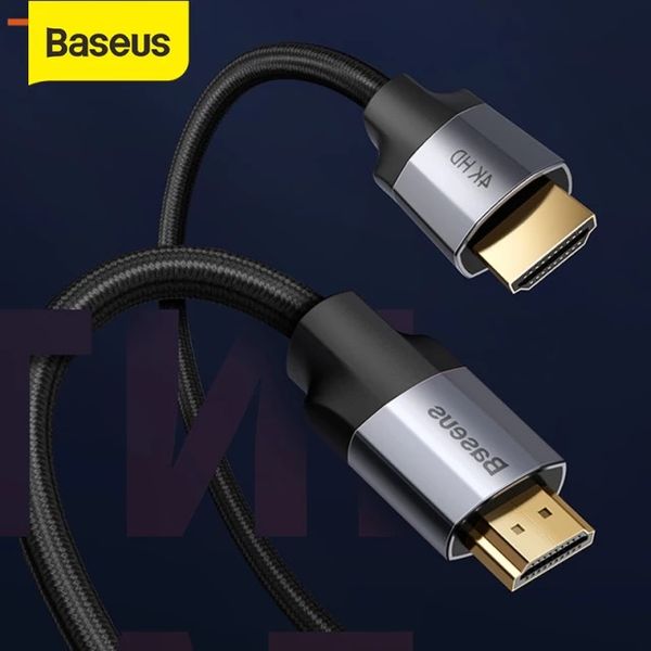 Cáp HDMI 2.0 Baseus Enjoyment Series 4KHD Male To 4KHD Male Adapter Cable (18Gbps, 4K/60Hz, 32 Audio channel, Aluminum Aloy)