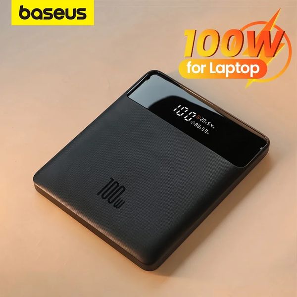 Pin Sạc Dự Phòng Laptop Baseus Blade High Power Digital Display Quick Charge Power Bank 20000mAh 100W (Sạc siêu nhanh, 4 cổng sạc Cx2 + USBx2, kèm cáp C to C, New Upgrade Version)