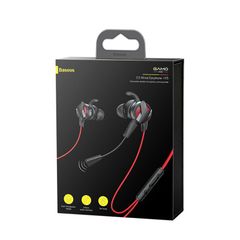 Tai nghe Gaming Baseus Gamo H15 AUX 3.5mm dành cho Game thủ (Gamer Gaming Hi-Fi Earbuds with Dual Microphone)