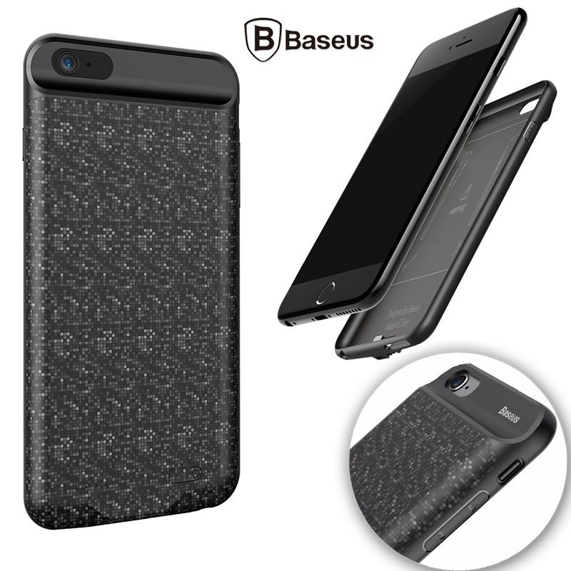 Ốp lưng tích hợp Pin Sạc dự phòng Baseus cho iPhone 6/6 Plus, 6s/6s Plus, iPhone 7/7Plus(Power Bank Case)