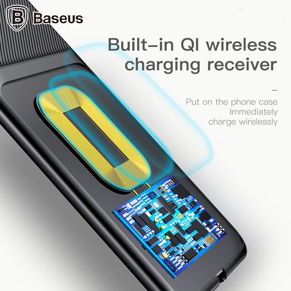 Ốp lưng siêu mỏng tích hợp cuộn cảm sạc không dây Baseus cho iPhone 6/ 6S Plus/ iPhone 7/ 7 Plus ( Qi Wireless Charge Receiver Case)