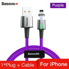 Cáp sạc từ tính Baseus Zinc Magnetic Cable Series 2 (Type C/ Micro/ Lightning , Sync Data & Quick Charge 3.0, New Model 2019)