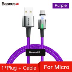 Cáp sạc từ tính Baseus Zinc Magnetic Cable Series 2 (Type C/ Micro/ Lightning , Sync Data & Quick Charge 3.0, New Model 2019)