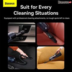 Máy Hút Bụi Cầm Tay Không Dây Baseus A7 Cordless Car Vacuum Cleaner 6000Pa (78W - 2000 mAh)