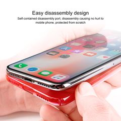 Ốp lưng trong suốt chuyển màu Baseus Aurora Case cho iPhone X (Luxury Gradient Hard Plastic Case)