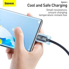 Cáp Sạc Siêu Nhanh Baseus Crystal Shine Series Fast Charging USB to Type-C 100W (Supercharge 5A & Data Cable)