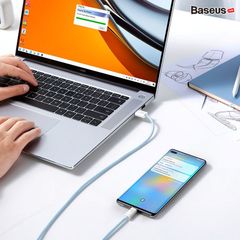 Cáp Sạc Nhanh, Vải Dù Siêu Bền Baseus Dynamic Series USB to Type-C 100W (5A/20V, ABS+ High Density Braided Wire, Fast Charging Data Cable)