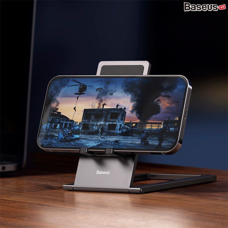 Giá Đỡ Điện Thoại Và Máy Tính Bảng Xếp Gọn Baseus Foldable Metal Desktop Holder (Universal Holder Stand)