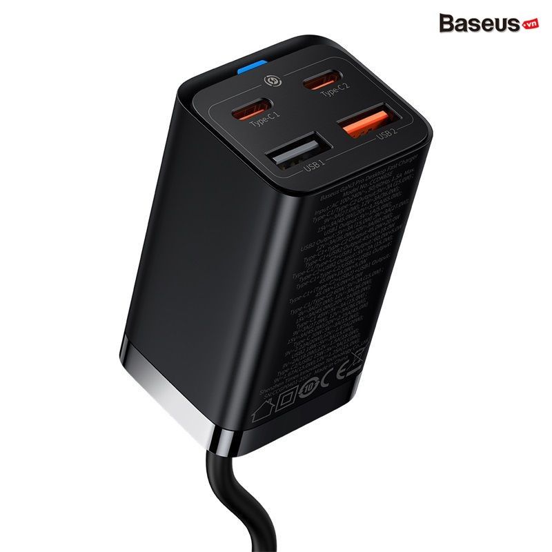 Bộ Sạc Nhanh Baseus GaN3 Pro Desktop Fast Charger 4 in 1 65W/100W (PD/Quick Charge 4.0/QC3.0/AFC/PPS)