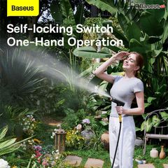 Bộ Vòi Xịt Tăng Áp Dùng Rửa Xe Hơi Baseus GF4 Horticulture Watering Spray Nozzle