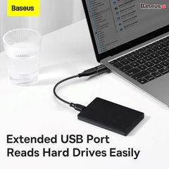 Đầu chuyển OTG Type C to USB 3.1 tốc độ cao Baseus Ingenuity Series Mini OTG Gen2 (Type-C to USB-A 3.1 Full Size, 10Gbps High speed OTG for Laptop/Macbook/iPad/Tablet/Smartphone)