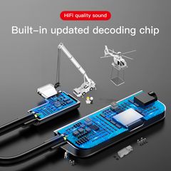 Bộ chuyển cổng Lightning sang Audio AUX 3.5mm + Lightning Baseus L50/L50S cho iPhone (Vừa sạc pin vừa nghe nhạc, có hỗ trợ Micro/ Đàm thoại)