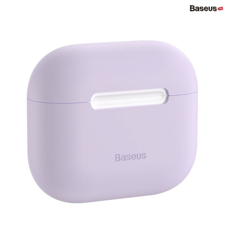 Ốp Lưng Silicone Gel Siêu Mỏng Baseus Super Thin Silica Gel Case Cho Apple AirPods 3 (0.8mm Super thin, Liquid Silica Gel, Dirt-proof and Anti-broken)