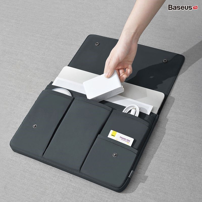 Túi chống sốc, chống thấm nhỏ gọn Baseus Basics Series 13 inches dùng cho Tablet/Macbook/Laptop và phụ kiện (Shock-absorbent, Waterproof, Laptop Sleeve)