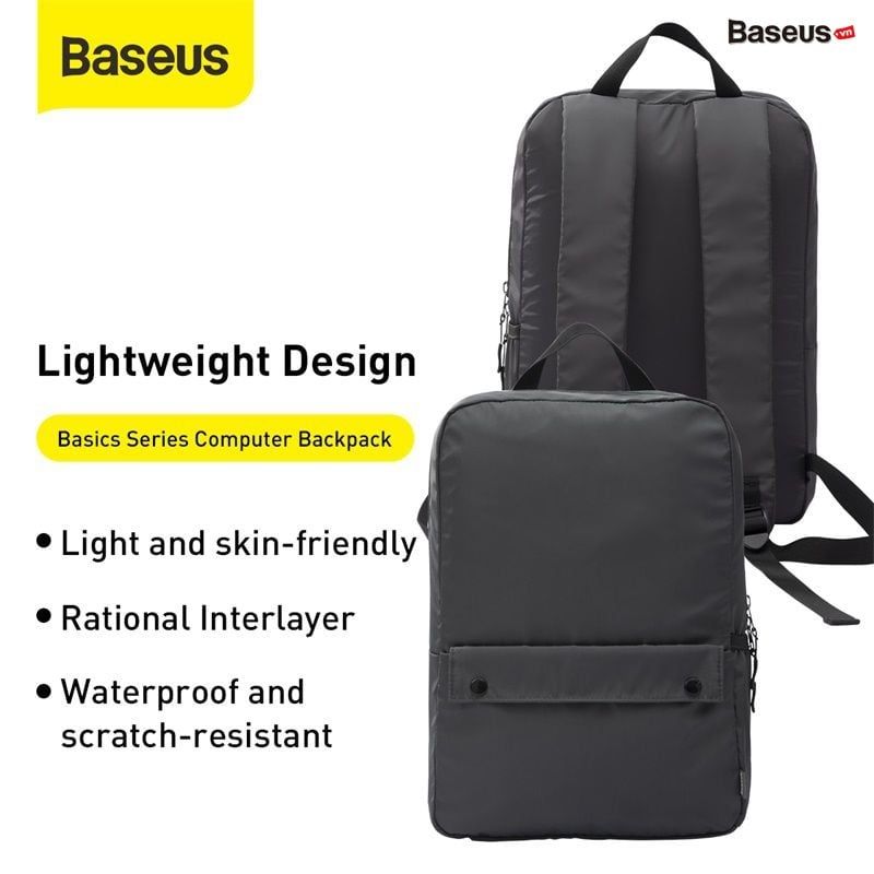 Ba lô vải dù chống thấm nước Baseus Basics Series 13'/16