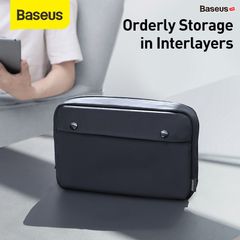 Túi phụ kiện vải dù chống thấm nước Baseus Basics Series (Waterproof/Dirt-resistant, Digital Device Storage Bag)