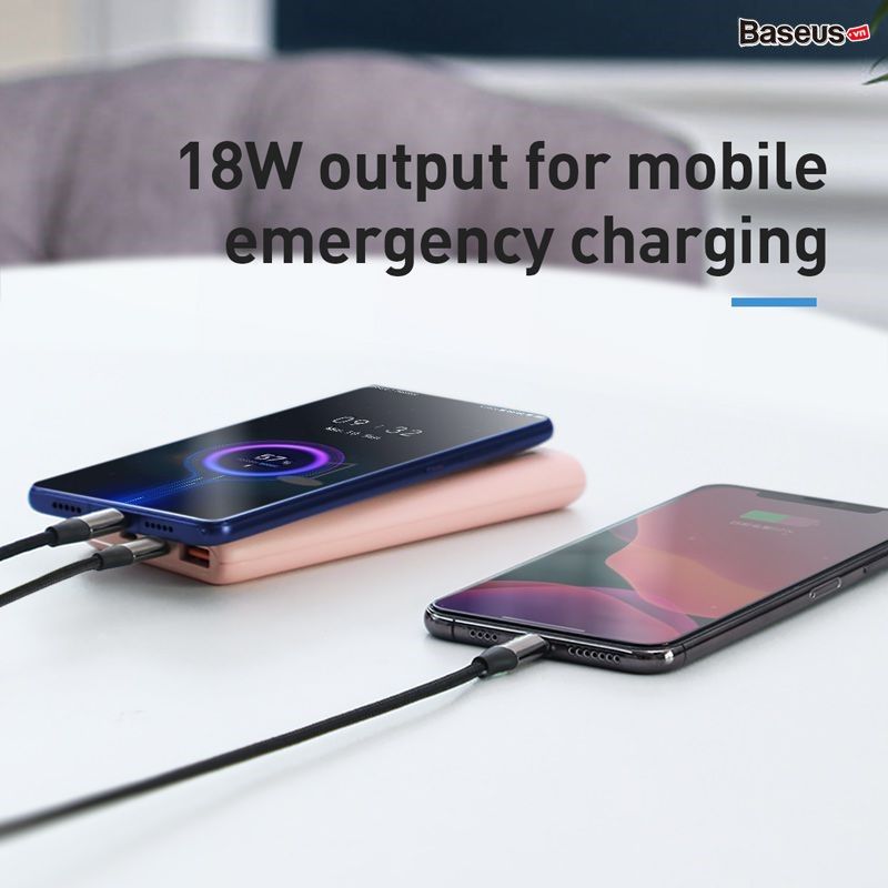 Pin dự phòng sạc nhanh Baseus Bipow 10000mAh PD/QC 18W (Powerdelivery / Quick Charge Power Bank )