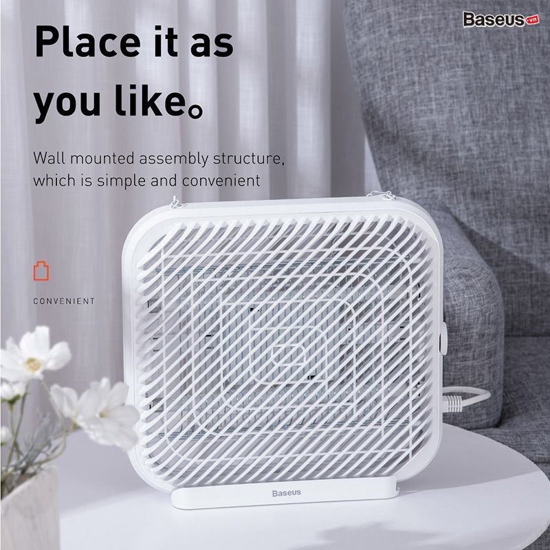 Máy bắt muỗi và côn trùng thông minh Baseus Breeze Bug Zapper (Electric Mosquito Killer Lamp, Wall-mounted )