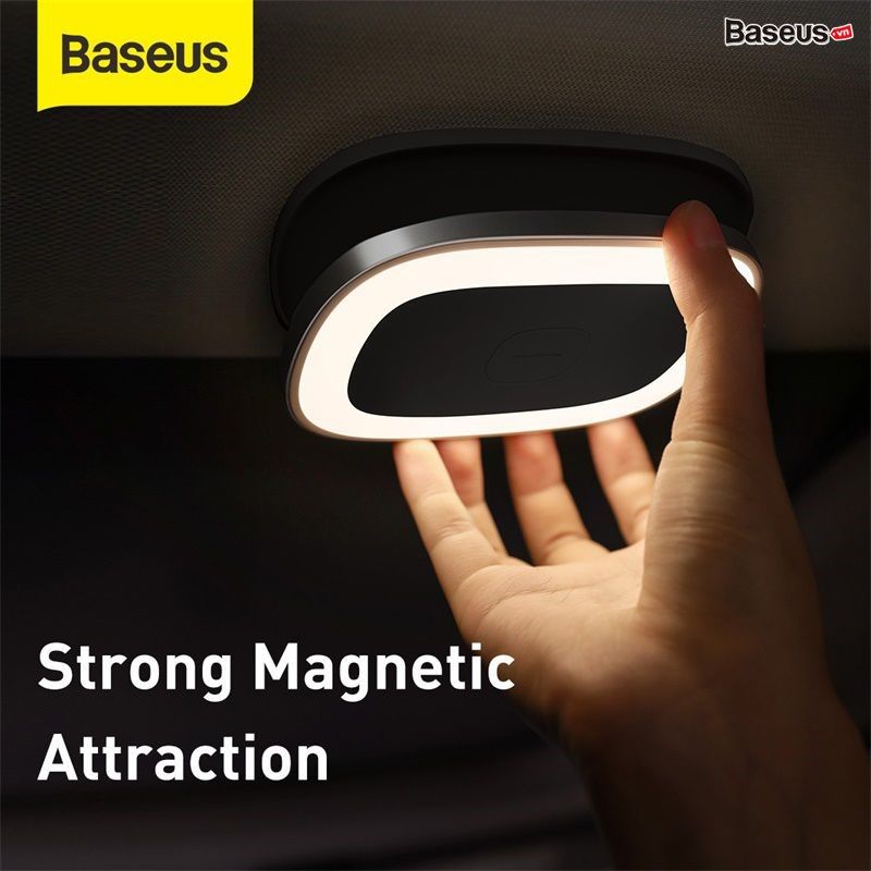 Đèn đọc sách pin sạc dùng trong xe hơi Baseus Bright Car Reading Light (400mAh, 3 hours, Magnetic Dock, Touch Sensor)