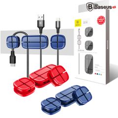 Bộ đế giữ cáp Baseus Cross Peas Cable Clip Holder LV169 ( Silicone Cable Clip Holder )