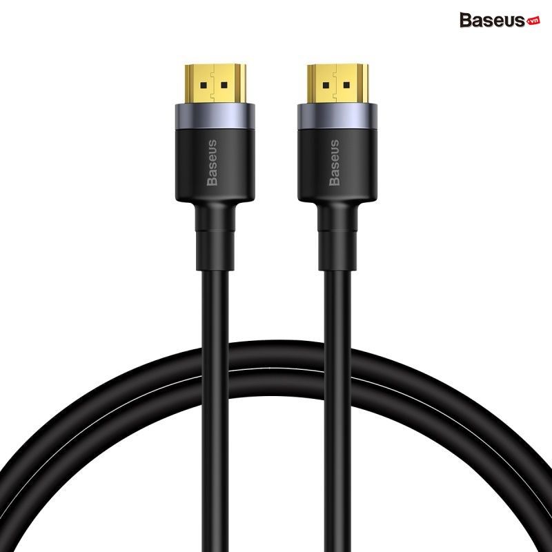 Cáp HDMI 2.0 siêu bền Baseus Cafule HDMI Cable (4K-60Hz/18Gbps, HDMI Male To Male, HDMI Cable, Oxidation and Rust Resistant)