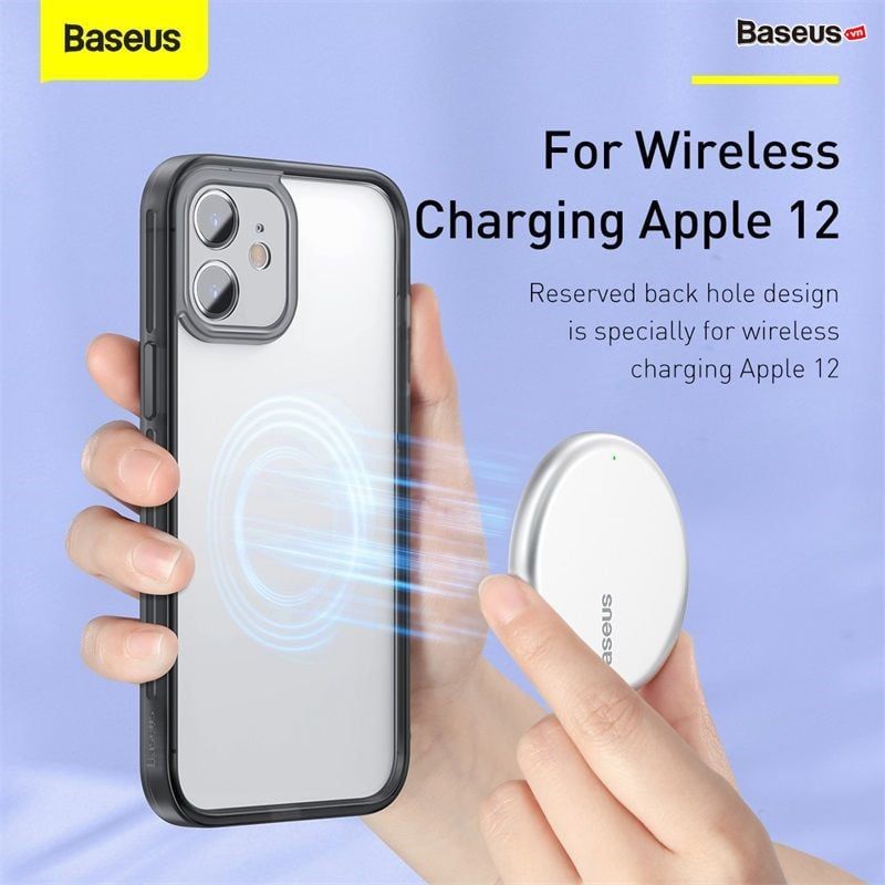 Ốp viền chống sốc, chống trầy Camera cho iPhone 12 Series Baseus Camera Lens Protector Frame Case