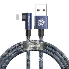 Cáp sạc và truyền dữ liệu siêu bền Baseus Camouflage Mobile Game Cable cho iPhone/ iPad (2.4A, Fast Charging Lightning Cable)