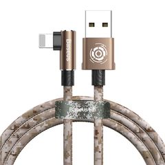 Cáp sạc và truyền dữ liệu siêu bền Baseus Camouflage Mobile Game Cable cho iPhone/ iPad (2.4A, Fast Charging Lightning Cable)