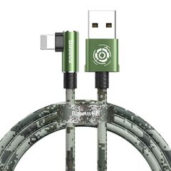 Cáp sạc và truyền dữ liệu siêu bền Baseus Camouflage Mobile Game Cable cho iPhone/ iPad (2.4A, Fast Charging Lightning Cable)