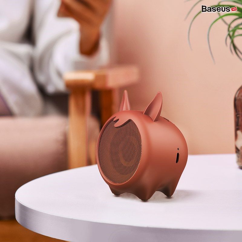 Loa Bluetooth Mini hình 12 Con Giáp siêu dễ thương Baseus Q Zodiac Wireless Mini Speaker (Colorful Animal, Waterproof Stereo Sound)