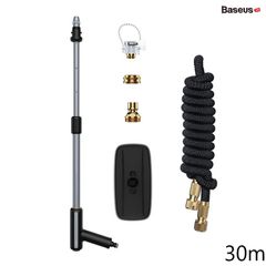 Bộ vòi xịt tăng áp rửa xe và chổi lau dùng cho xe hơi Baseus Clean Guard Multifunctional Car Wash Spray Nozzle