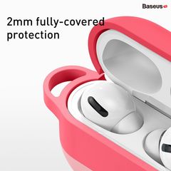 Case Silicone chống sốc, chống trầy xước cho Airpods Pro Baseus Cloud Hook Silica Gel Protective Case (Soft TPU, Oil stain and Fingerprint)