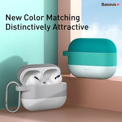 Case Silicone chống sốc, chống trầy xước cho Airpods Pro Baseus Cloud Hook Silica Gel Protective Case (Soft TPU, Oil stain and Fingerprint)